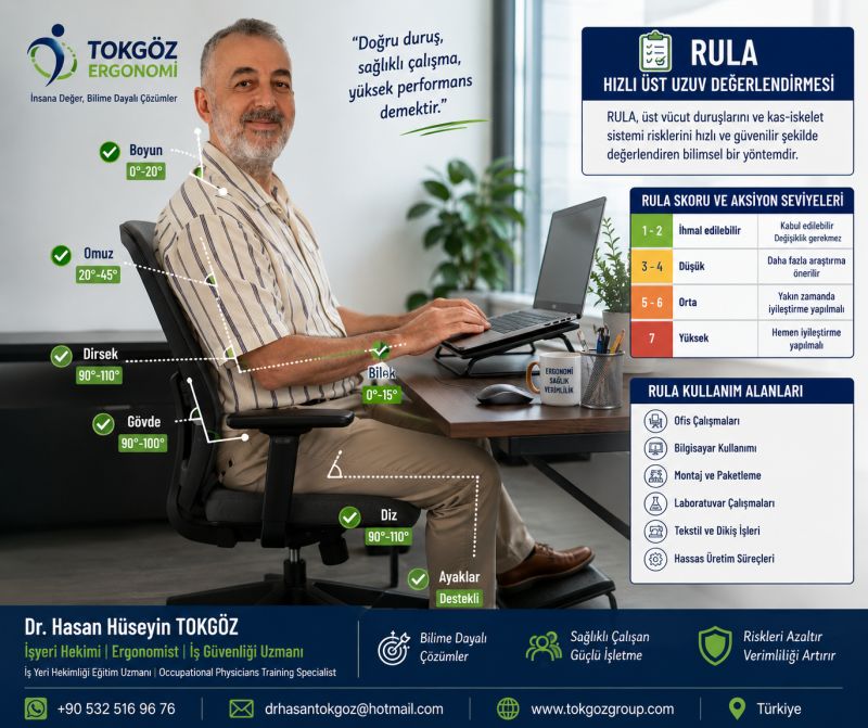 RULA (RAPID UPPER LIMB ASSESSMENT) EGONOMİK RİSK ANALİZİ